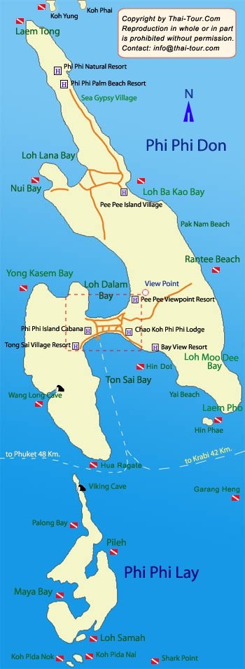 Phiphi Map